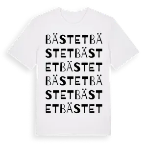 Bästet ordlek t-shirt – ekologisk bomull t-shirt från Pinshirt