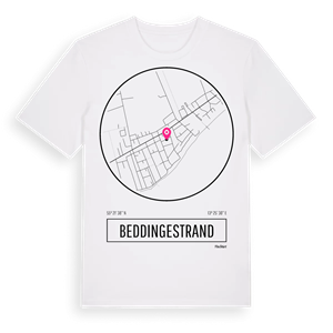 Beddingestrand t-shirt – ekologisk bomull t-shirt från Pinshirt