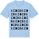 Blue Soul t-shirt med Beden ordlek t-shirt