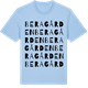 Blue Soul t-shirt med Beragården ordlek t-shirt