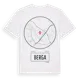 White t-shirt med Berga t-shirt
