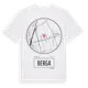White t-shirt med Berga t-shirt