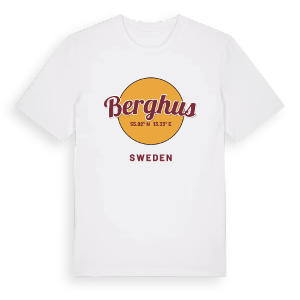 Berghus cirkel t-shirt – ekologisk bomull t-shirt från Pinshirt