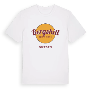 Bergshill cirkel t-shirt – ekologisk bomull t-shirt från Pinshirt
