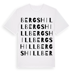 Bergshill ordlek t-shirt – ekologisk bomull t-shirt från Pinshirt