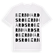 Bernhardsro ordlek t-shirt