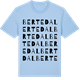 Blue Soul t-shirt med Bertedal ordlek t-shirt