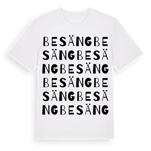 Besäng ordlek t-shirt – ekologisk bomull t-shirt från Pinshirt