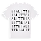 Bialitt ordlek t-shirt