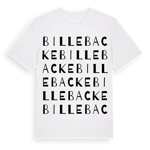 Billebacke ordlek t-shirt – ekologisk bomull t-shirt från Pinshirt