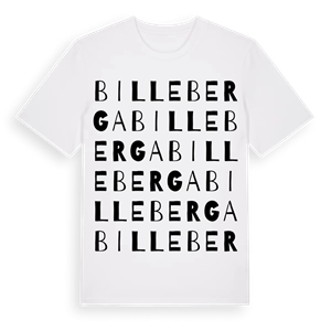Billeberga ordlek t-shirt – ekologisk bomull t-shirt från Pinshirt