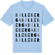 Blue Soul t-shirt med Billeberga ordlek t-shirt