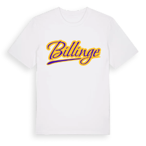 Billinge baseball t-shirt – ekologisk bomull t-shirt från Pinshirt