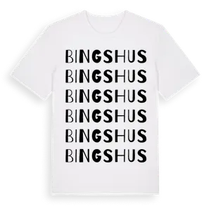 Bingshus ordlek t-shirt – ekologisk bomull t-shirt från Pinshirt