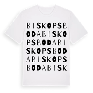 Biskopsboda ordlek t-shirt – ekologisk bomull t-shirt från Pinshirt