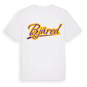 Bjäred baseball t-shirt – ekologisk bomull t-shirt från Pinshirt