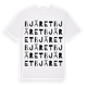Bjäret ordlek t-shirt