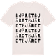 Vintage White t-shirt med Bjäret ordlek t-shirt