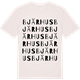 Vintage White t-shirt med Bjärhus ordlek t-shirt