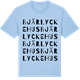 Blue Soul t-shirt med Bjärlyckehus ordlek t-shirt