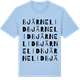Blue Soul t-shirt med Bjärnelid ordlek t-shirt