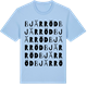 Blue Soul t-shirt med Bjärröd ordlek t-shirt