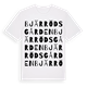 Bjärrödsgården ordlek t-shirt