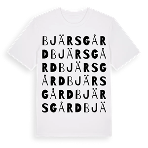 Bjärsgård ordlek t-shirt – ekologisk bomull t-shirt från Pinshirt