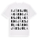 Bjärsjölagård ordlek t-shirt