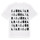 Björkåkra ordlek t-shirt