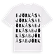 Björkåsa ordlek t-shirt