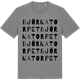 Mid Heather Gray t-shirt med Björkatorpet ordlek t-shirt