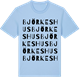 Blue Soul t-shirt med Björkeshus ordlek t-shirt