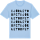 Blue Soul t-shirt med Björketorpet ordlek t-shirt