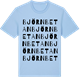 Blue Soul t-shirt med Björnbetan ordlek t-shirt