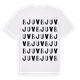 White t-shirt med Bjuv ordlek t-shirt