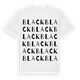Black ordlek t-shirt