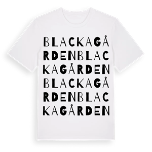 Blackagården ordlek t-shirt – ekologisk bomull t-shirt från Pinshirt
