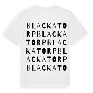 Blackatorp ordlek t-shirt – ekologisk bomull t-shirt från Pinshirt