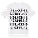 Blackholmen ordlek t-shirt