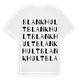 Blankhult ordlek t-shirt