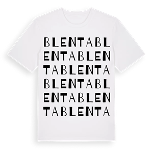 Blenta ordlek t-shirt – ekologisk bomull t-shirt från Pinshirt