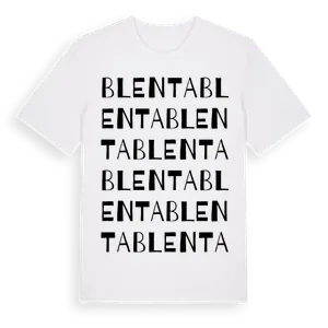 Blenta ordlek t-shirt – ekologisk bomull t-shirt från Pinshirt
