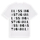 Blissingastugan ordlek t-shirt