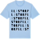 Blue Soul t-shirt med Blistorp ordlek t-shirt