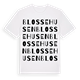 Blossehusen ordlek t-shirt