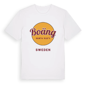Boäng cirkel t-shirt – ekologisk bomull t-shirt från Pinshirt