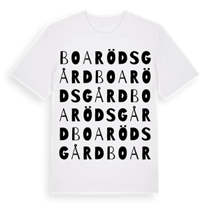 Boaröds gård ordlek t-shirt – ekologisk bomull t-shirt från Pinshirt