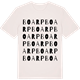 Vintage White t-shirt med Boarp ordlek t-shirt