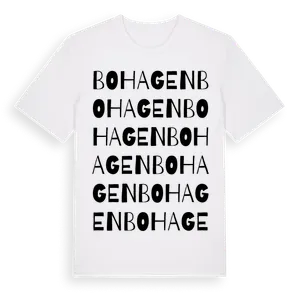 Bohagen ordlek t-shirt – ekologisk bomull t-shirt från Pinshirt